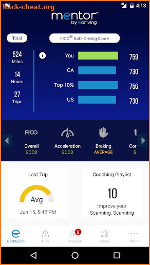 Mentor® by eDriving for Families screenshot