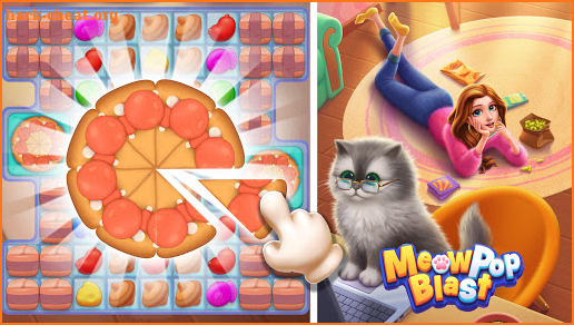 Meow Pop Blast - Match 3 Home Design screenshot