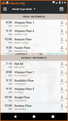 Meraki Yoga - Fort Collins screenshot