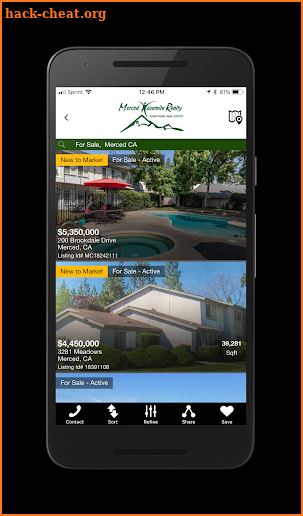 Merced Yosemite Realty screenshot