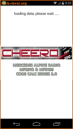 MERCEDES BENZ AUDIO 10 CD RADIO CODE CALC ALPINE screenshot