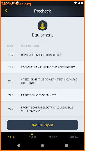 Mercedes-Benz History Check: VIN Decoder screenshot