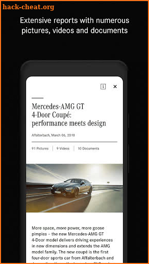 Mercedes me media screenshot