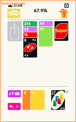 merge 2048 solitaire screenshot