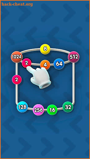 Merge balls 2048 screenshot