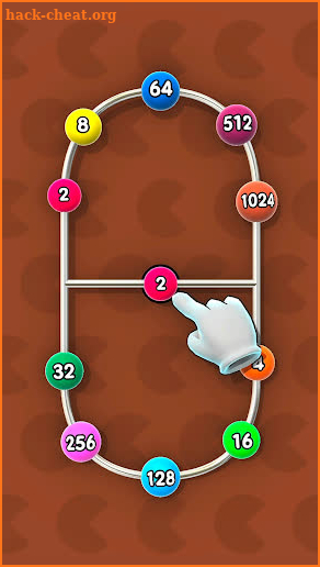 Merge balls 2048 screenshot