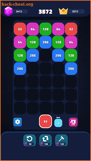 Merge Block: 2048 Shooter Game screenshot