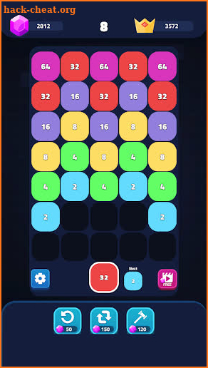 Merge Block: 2048 Shooter Game screenshot