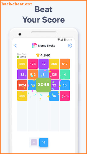 Merge Blocks - number game screenshot