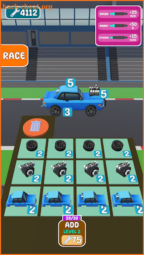 Merge Car Racing screenshot