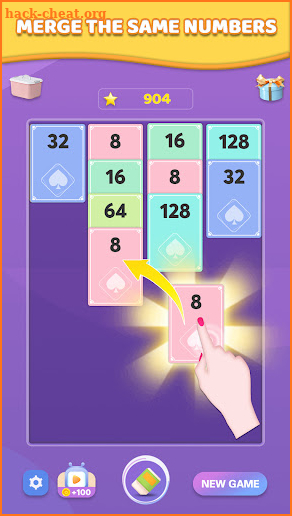 Merge Card : Make 2048 screenshot