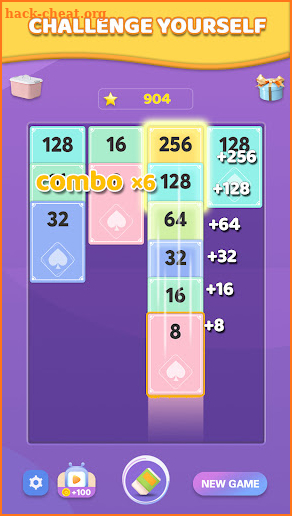 Merge Card : Make 2048 screenshot