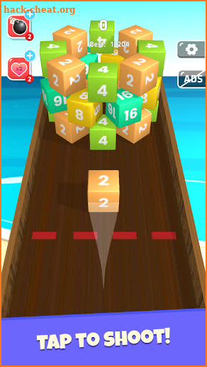 Merge Cube: 3D 2048 game screenshot