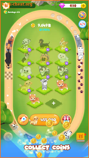 Merge Dogs - Idle Puppy Race Tycoon screenshot