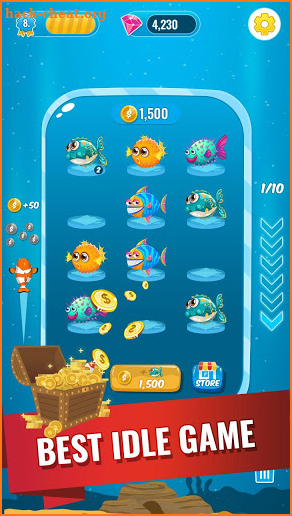 Merge Fishes - Idle Tycoon screenshot