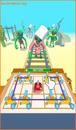 Merge Gun: Train Defense screenshot