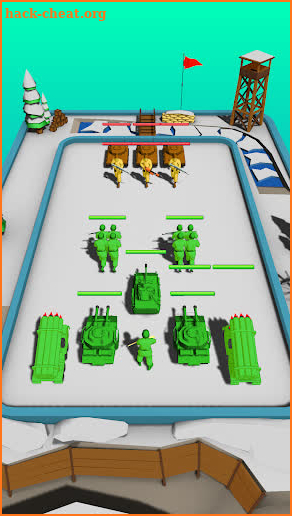 Merge Little Army Men screenshot