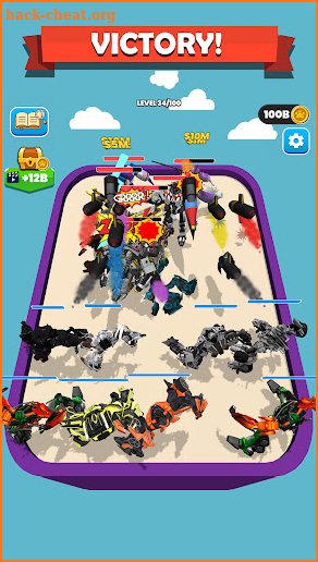 Merge Master: Robot Action Car screenshot