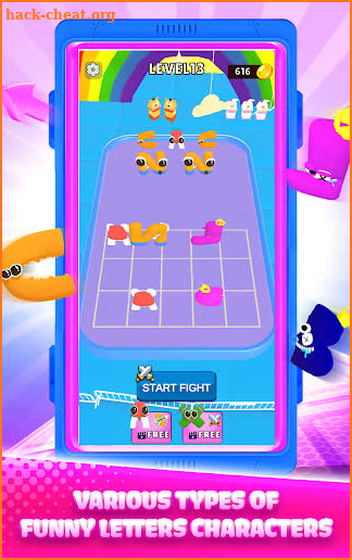 Merge Monster: Alphabet Battle screenshot