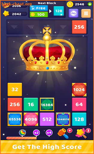 Merge Number Drop Puzzle screenshot