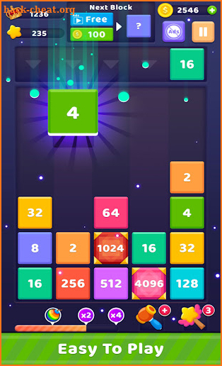 Merge Number Drop Puzzle screenshot