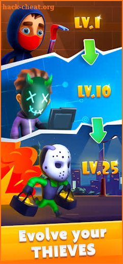 Merge Robbers: rob & get gold screenshot