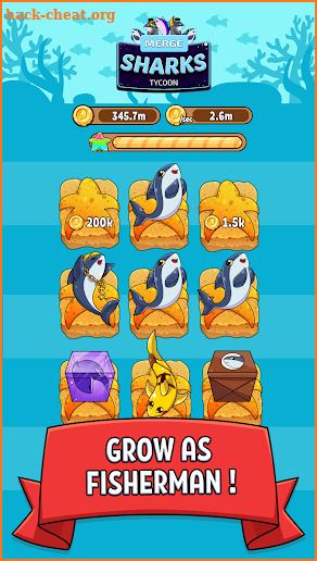 Merge Shark - Kawaii Idle Evolution Clicker Game screenshot