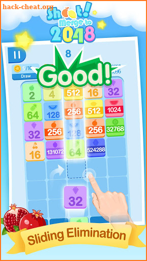 Merge - Shoot Up 2048 screenshot