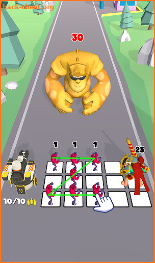 Merge Superhero Monster Attack screenshot