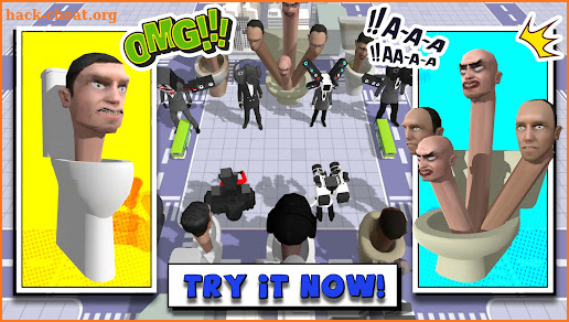 Merge Toilet Monster Battle screenshot