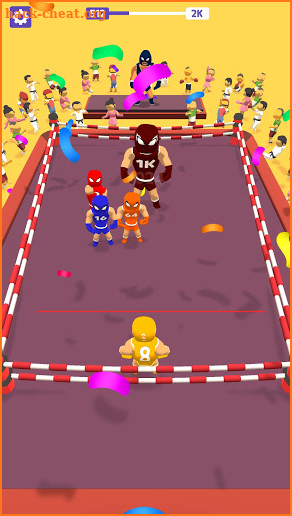 Merge Wrestling 2048 screenshot