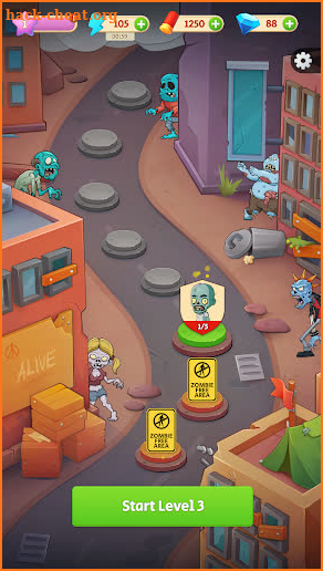 Merge Zombie Survival screenshot