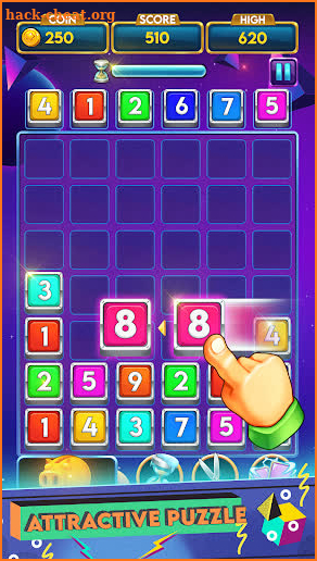 Merger number - merge puzzle game screenshot