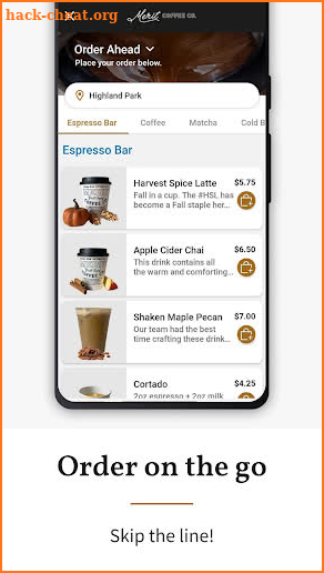 Merit Coffee Co. screenshot