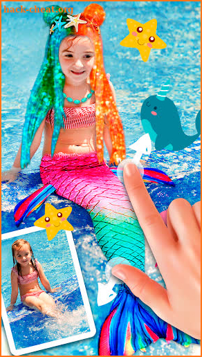 Mermaid Photo: Game for girls screenshot