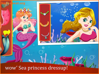 Mermaid Princess Love Story Dress Up Game screenshot