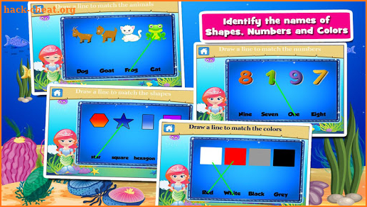 Mermaid Princess Pre K Games screenshot