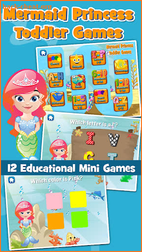 Mermaid Princess Toddler Full screenshot