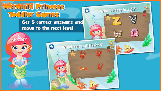 Mermaid Princess Toddler Full screenshot