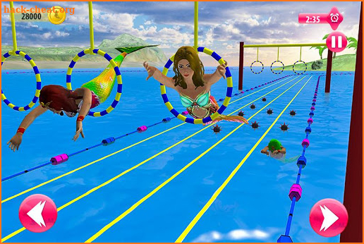 Mermaid Racing Simulator 3D screenshot