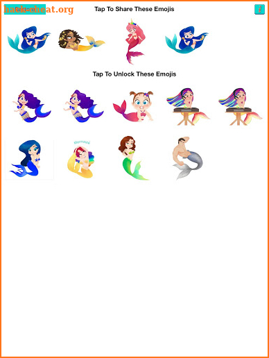 Mermatude - Mermaids with Attitude Emoji Stickers screenshot