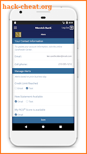 Merrick Bank Mobile screenshot