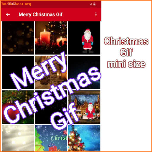 Merry Christmas Gif screenshot