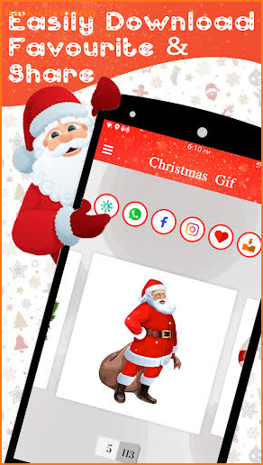 Merry Christmas GIF : Greetings & Wishes GIF screenshot