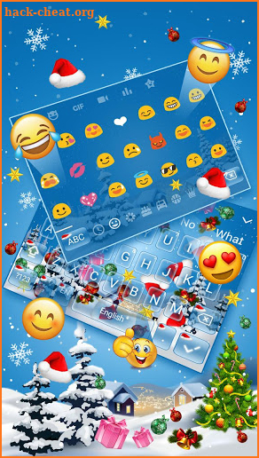 Merry Christmas Gravity Keyboard screenshot