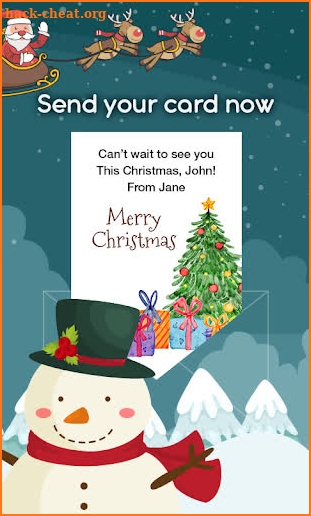 Merry Christmas Greeting Cards screenshot