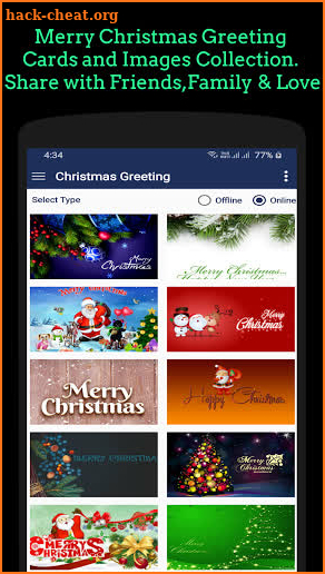 Merry Christmas Greeting Cards.🎅 screenshot