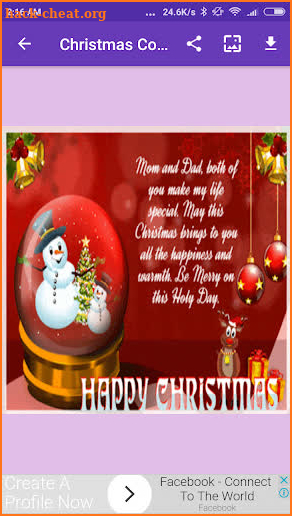 Merry Christmas Greetings screenshot