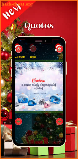 Merry Christmas Greetings, Quotes and Photo Frame screenshot