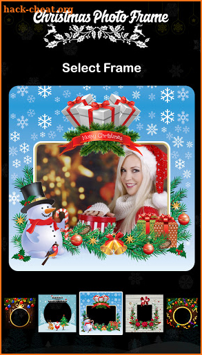 Merry Christmas Photo Frame screenshot